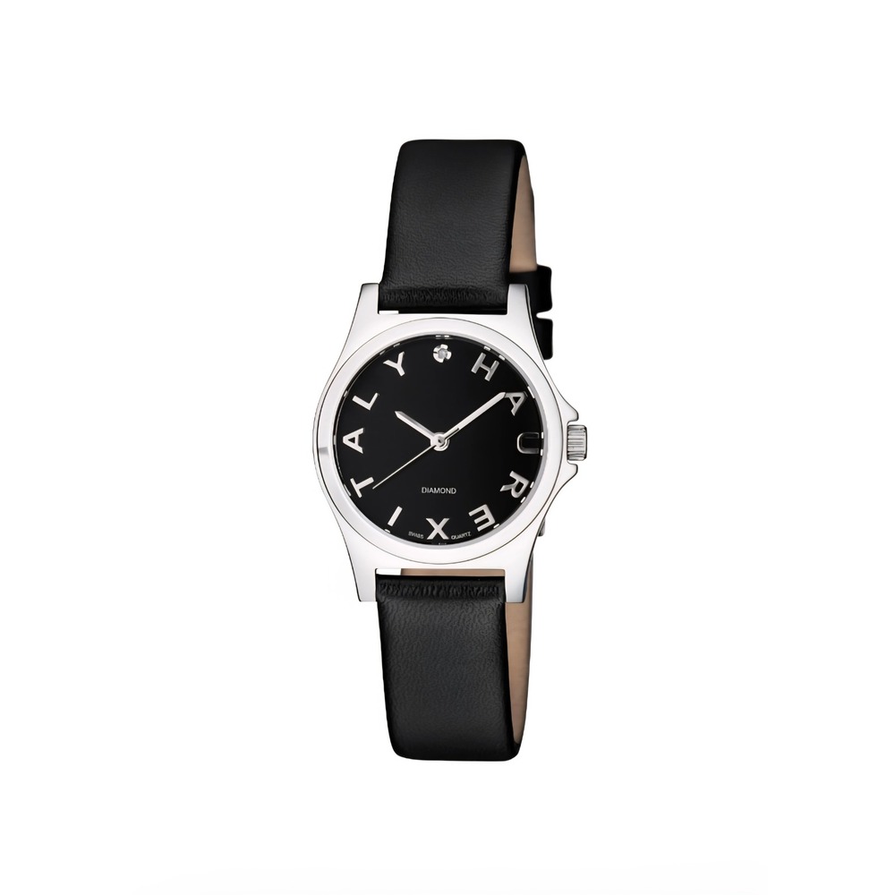 Haurex Italy City Women's Black Dial Black Strap Watch Quiet Luxury Minimalist